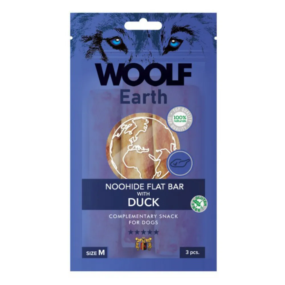 Woolf Earth - Noohide Flat Bars with Duck